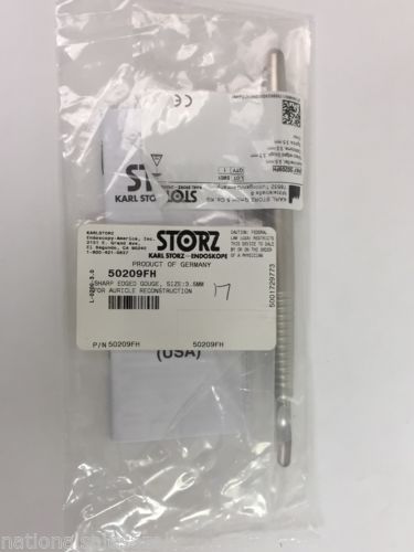 Karl Storz 50209FH Sharp Edged Gouge Size:3 5mm for Auricle Reconstruction