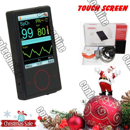 New Big Screen Hand Held pulse oximeter Blood Oximeter Spo2 Probe + PC Software