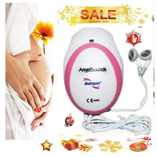 Angelsounds baby 3MHz probe Fetal Doppler baby heart  Monitor CE FDA