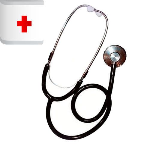 SALE New arrvial Nurses Stethoscope Single Head Stethoscope Black best KT111 HOT