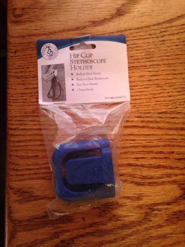 Blue Universal Stethoscope Belt Clip Hip Holder for Medical Professionals Nurse