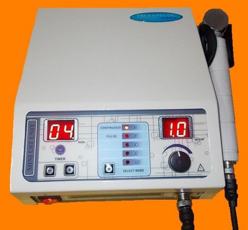 PROFESSIONAL ULTRASOUND THERAPY MACHINE, PAIN COMFORT 1 MHz ULTRASOUND NEW U1