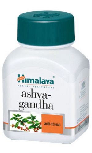 Himalaya 5 x  ashvagandha - calms nerves revive mind and body  60 capsule each. for sale