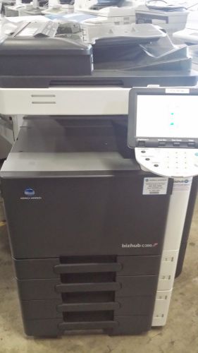 Konica Minolta Bizhub C360 / Mulitfunctional Laser Color Copier Machine + finish