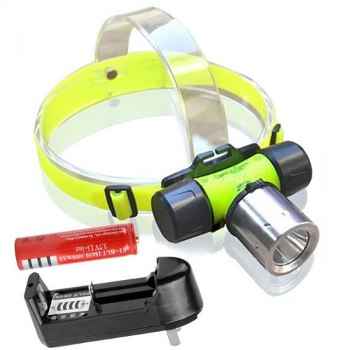 New Waterproof 1800Lm XM-L T6 LED + Battery Diving Headlamp Headlight OT8G