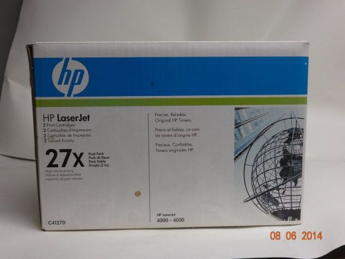 Genuine hp laser jet print cartridge 27x for sale