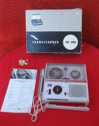 Vintage winston transicorder tr-300 transcriber hand controller portable tape ? for sale