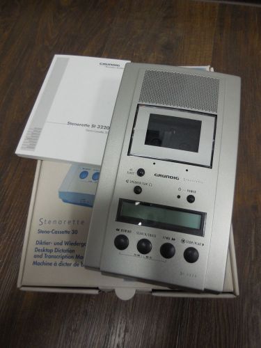 Grundig stenorette st 3220 diktiergerat, neuwertig, in ovp, als ersatzgerat! for sale