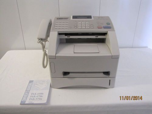 Brother IntelliFax Business Class Laser Printer Super G3 - 33.6 kgps Model 4100e