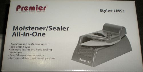 PREMIER LMS1 ENVELOPE MOISTENER/SEALER ALL IN ONE 8-1/4&#034; X 4-1/5&#034; X 4-3/16&#034; NEW