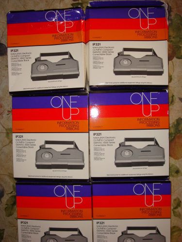 New 6 pack one up nakajima typewriter cartridge&amp;3-pk brother 7020 ribbon w/bonus for sale