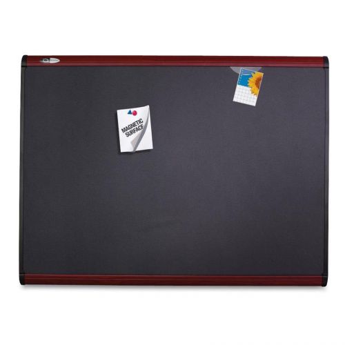 Quartet QRTMB544M Mahogany Frame Magnetic Fabric Bulletin Boards