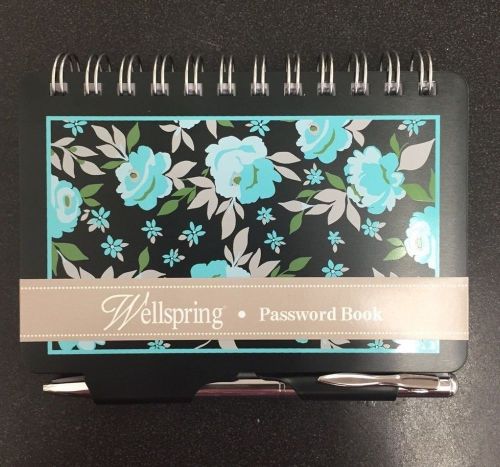 Wellspring Password Organizer w/ Silver Pen - Lush Garden (#2975)