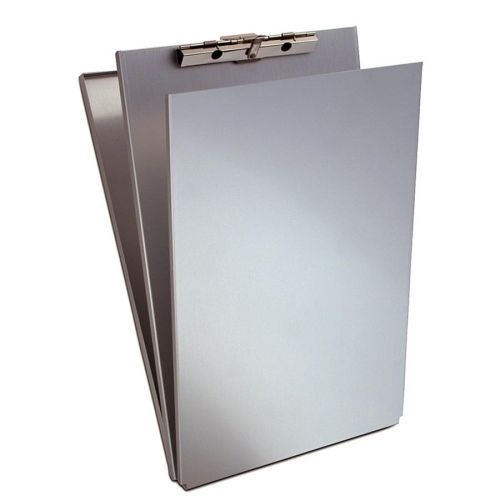 Saunders Storage Clipboard - 1.50&#034; Capacity  - 8.50&#034; x 14&#034; - Aluminum