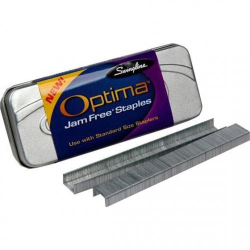 SWINGLINE OPTIMA JAM FREE PREMIUM STAPLES LEG LENGHT 1/4 INCH 3750 COUNT