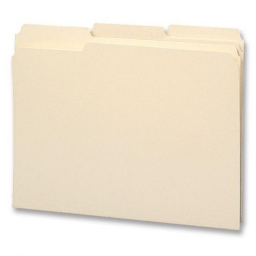 Manila File Folder - Smead 10330 Letter 8.5&#034; X 11&#034; 1/3 Tab Cut