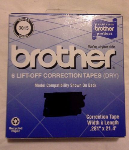 BROTHER INT L (SUPPLIES) 3015 6PK LIFT-OFF CORRECTION TAPE