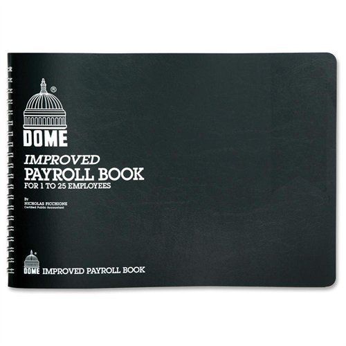 Ideal 710 Simplified Payroll Record, Light Blue Vinyl Cover, 7 1/2 X 10 1/2