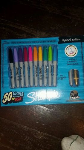sharpie permanent point markers 12