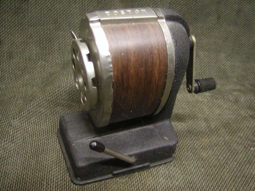 Vintage boston pencil sharpener vacuum mount desk home office  old school for sale