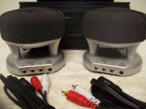 Cetacea sound clear voice ii sound system speakers in carrying case for sale