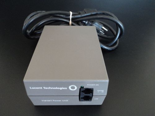 LUCENT 1151A1 POWER UNIT -  OUTPUT: 48VDC  .4A CLASS 2 - INPUT: 110-240V