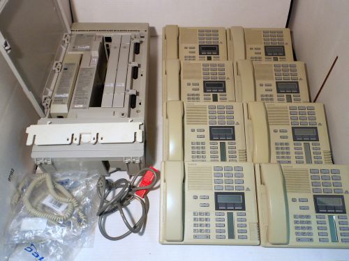 NORTEL MICS 3.0 PHONE SYSTEM WITH 8 PHONES