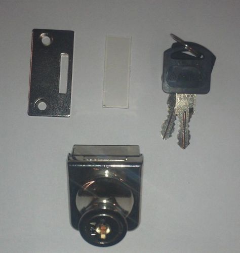 Single Hinged Glass Mount Door Lock No Drill