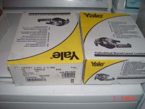 Yale locksets lot 5405LN X666 2 units