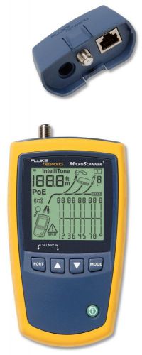 Fluke networks ms2-100 microscanner2 cable verifier, rj45 tester and vdv cabl... for sale