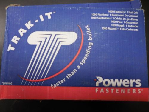 POWERS FASTENERS 55020 1/2&#034; ZINC TRAK-IT KIT 55020 (BOX OF 1000 NO FUEL CELL)