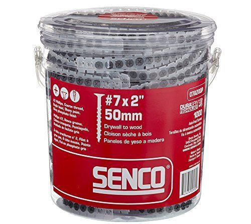 Senco 07A200P DuraSpin No. 7 by 2-Inch Drywall to Wood Collated Screw (1,000 New