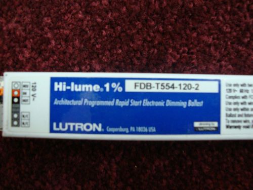 LUTRON FDB-T554-120-2 Dimming Ballast,120V***NEW