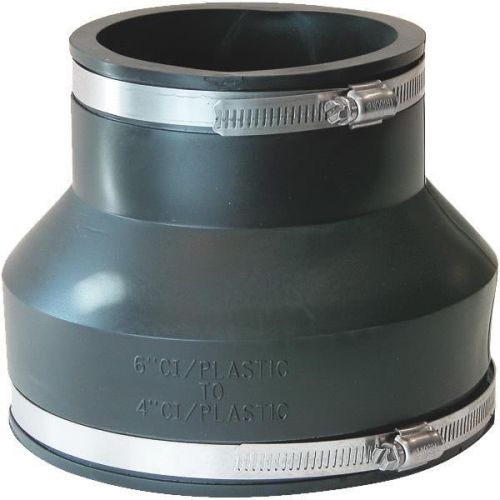 Fernco P1056-64 Reducing Flexible Coupling-6X4 FLEXIBLE COUPLING