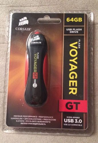 Corsair Flash Voyager GT USB 3.0 64GB USB Flash Drive (CMFVYGT3B-64GB)