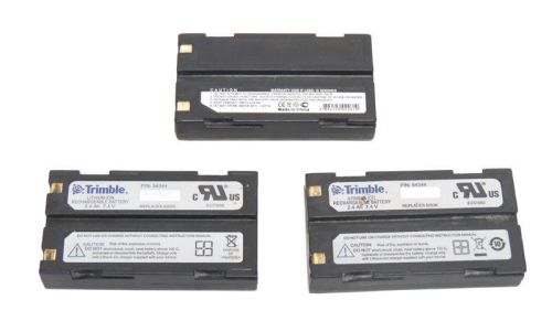 Lot 3 trimble 54344 total station 2.4ah 7.4v battery 5700 r7 5800 r8 / warranty for sale