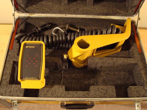 TOPCON SONIC TRACKER II SYSTEM 4&amp;5 MACHINE CONTROL W/BRACKET, COIL CORD &amp; CASE