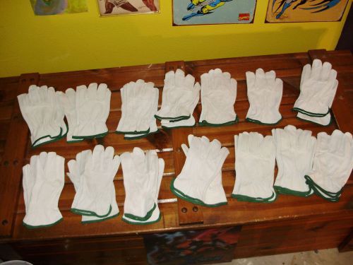 Lot of 12 pairs Medium Wells Lamont Leather work/ranch gloves Soft Goatskin