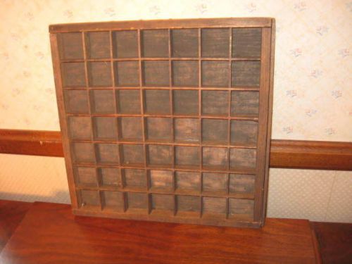 #5 Antique Printer&#039;s Tray