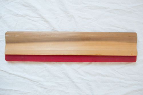 Silkscreen printing squeegee 24&#034; long - professionally made unused rubber for sale