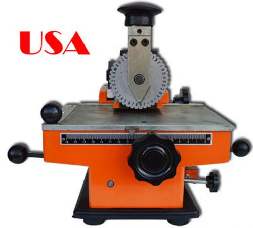 Bradm New Semi-automatic Sheet Embosser Metal Stamping Printer Mark Machine