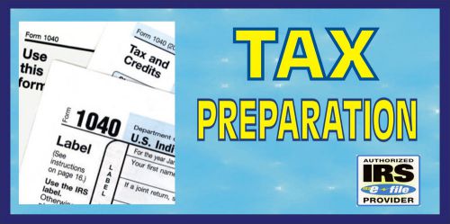 TAX PREPARATION BANNER