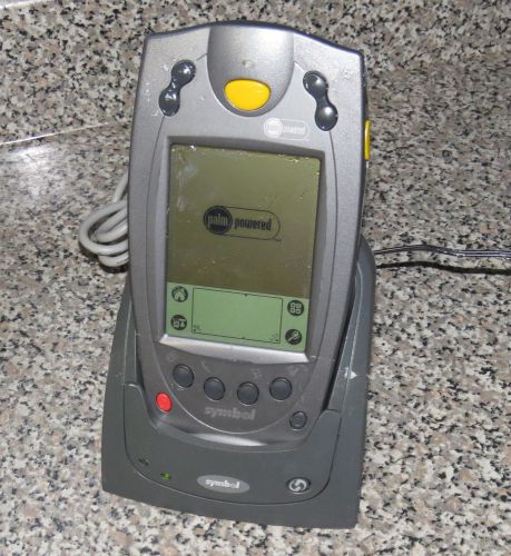 ^^  SYMBOL SPT1800 BARCODE SCANNER w/ CRADLE &amp; POWER ADAPTER