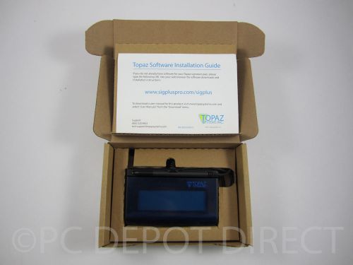 Topaz signaturegem lcd 1x5 hid usb signature pad wpen t-l462-hsb-r new for sale