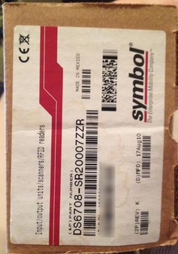 NEW In Box Symbol Motorola Barcode Scanner DS6708-SR20007ZZR Reader