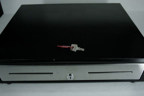 Apg vasario cash drawer till dual media slots 5 bill 5 coin excellent condition for sale