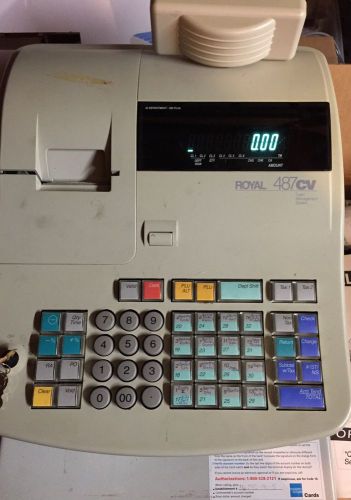 Royal 487 Cv Cash Register