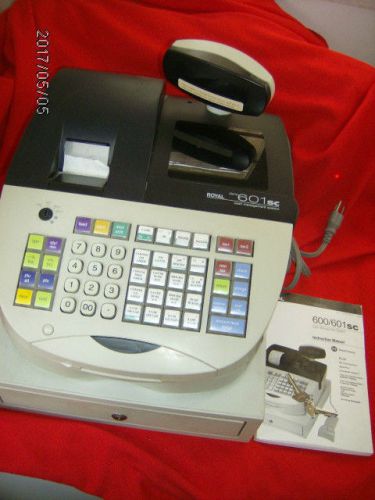 Cash Management System CASH REGISTER Royal Alpha Model 600 601 SC Manual Keys