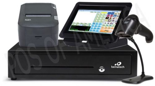 CORNERSTORE POS ELO TABLET 2GB 32GBSSD RESTAURANT SYSTEM WIN 7 MSR BT DOCK NEW