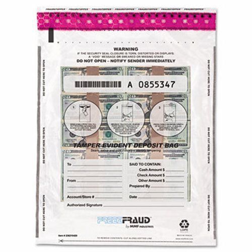 Mmf Industries FREEZFraud Bags, 12 x 16, Clear, 100/Box (MMF236210420)